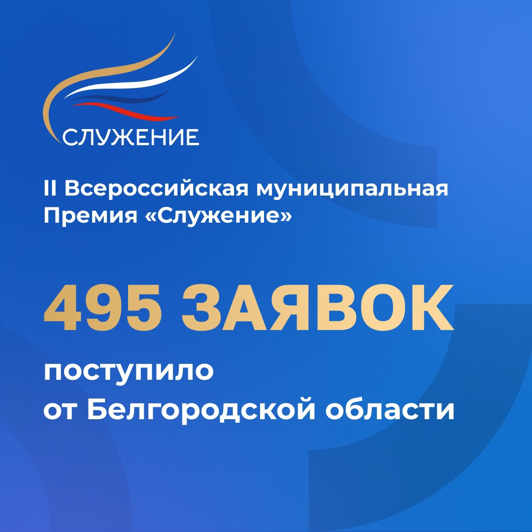 Итоги заявочной кампании II Всероссийской муниципальной Премии «Служение» подведены.