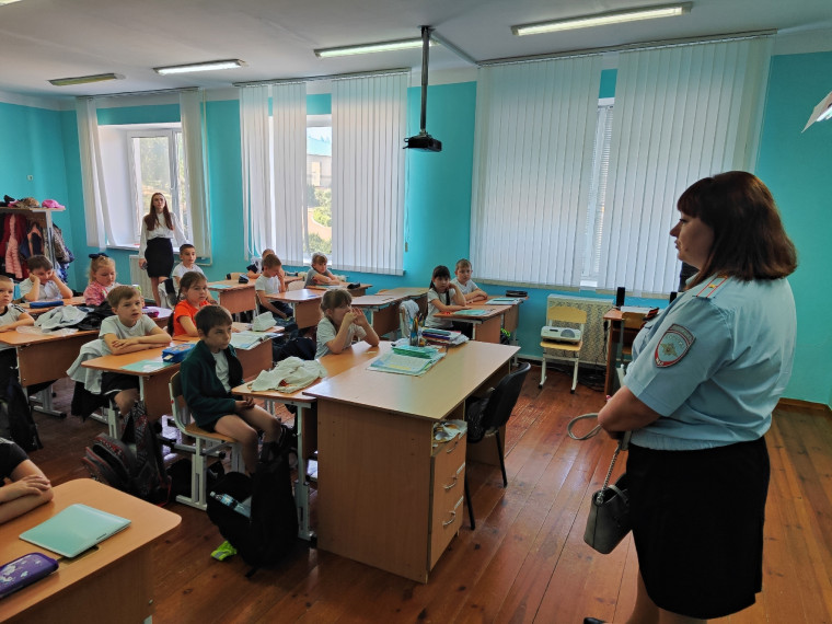 Инспектор ПДН ОМВД России по Вейделевскому району провела цикл профилактических бесед для учащихся.